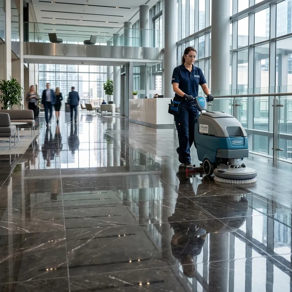 Floor Cleaning & Polishing