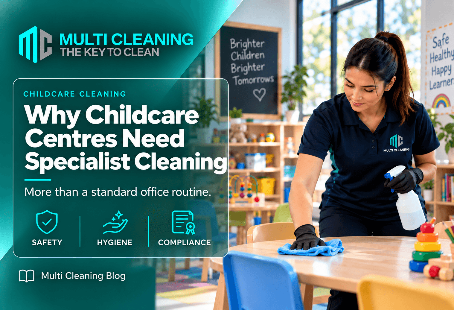 Why Childcare Centres Need Specialist Cleaning Rather Than a Generic Office Routine